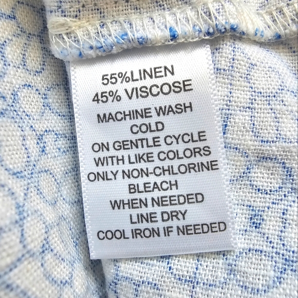 Aqua Women’s Linen Blend Off The Shoulder White Top - Size Large NWT - Picture 9 of 12